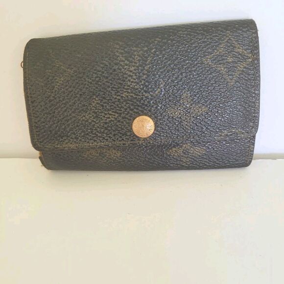Authentic Louis Vuitton Monogram Multicles 6 Key Hooks Case Brown Small 1991 - Picture 1 of 8